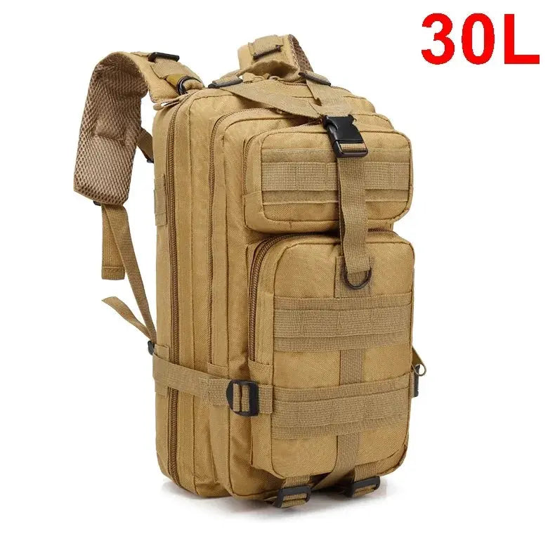 RidgeGuard Tactical Backpack 30L and 50L Durable MOLLE Pack for Hiking Trekking Hunting and EDC