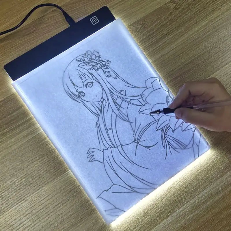 LED Drawing Copy Pad With 3 Level Dimmable Light For Tracing Animation And Educational Activities For Children