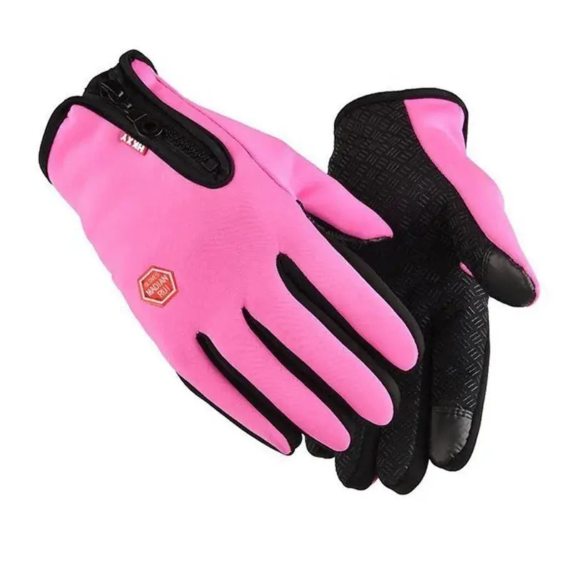 Winter Warm Cycling Gloves Waterproof Full Finger Touchscreen For Outdoor Riding And Skiing