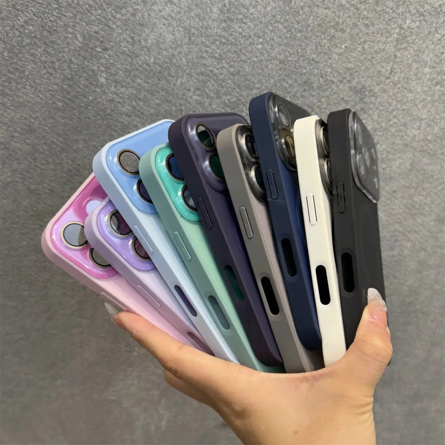 Matte Electroplating Magnetic Case With All Inclusive Lens Film For iPhone 12 13 14 15 16 17 Pro Max And 17Air MagSafe