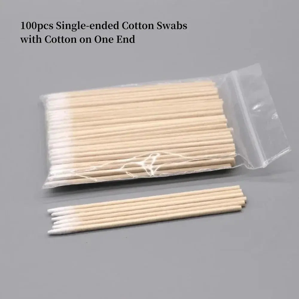 NailMate Wooden Tip Cotton Buds Ultra Detail Corrector For Precise Nail Polish Removal And Clean Sticks