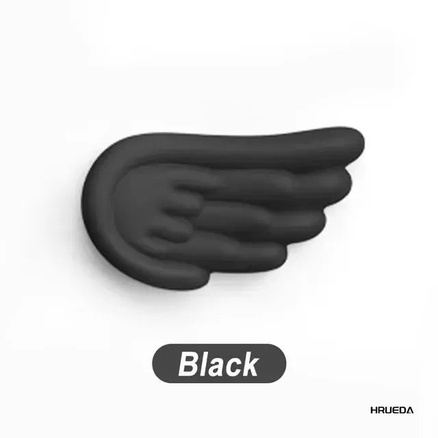 Angel Wing Memory Foam Wrist Rest and Mouse Pad Set for Keyboard and Laptop Ergonomic Non Slip Comfort