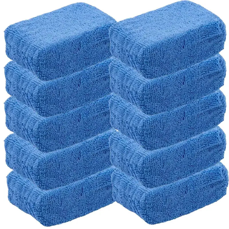 GlossPro Car Wax Applicator Pads Soft Microfiber Polishing Sponges For Flawless Detailing