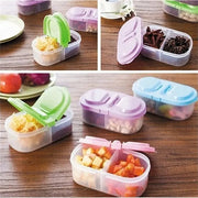 Portable Plastic Protector Case Lunch Box For Outdoor Travel And Fruit Storage Container Durable PP Material