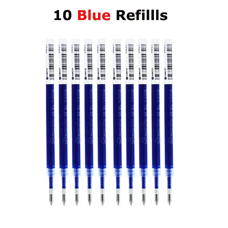 10 blue 0.5mm gel pen refills by Simples Market