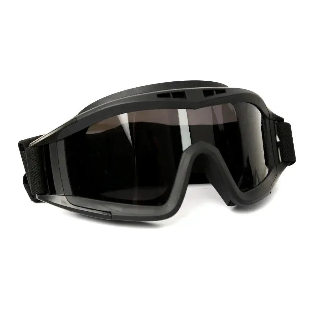 SummitGuard Airsoft Tactical Goggles With Windproof Dustproof Triple Lens Design UV Protection For Outdoor Sports