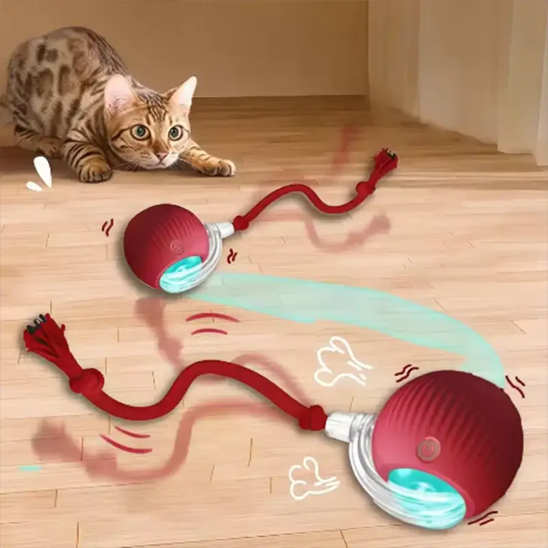 Intelligent Interactive Cat Ball For Obstacle Avoidance Durable Long Lasting Easy To Clean Pet Toy For Cats