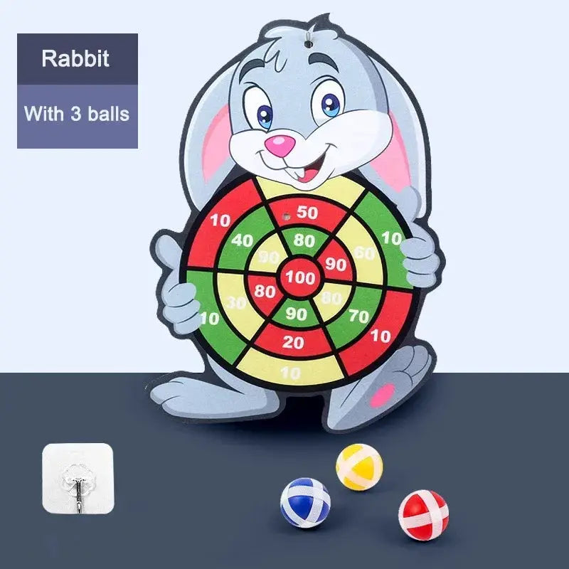 Child Educational Games Dart Board Sticky Ball Indoor Sports Montessori for Children 3 To 7 Years