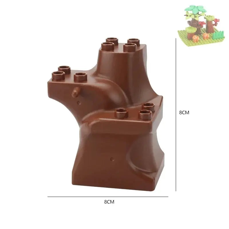 Big Outdoor Building Blocks Forest Plant Series Set For Farm Garden Decor And Kids Toys Bricks