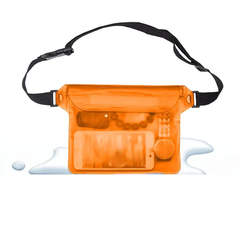 Waterproof Swimming Bag And Dry Phone Case Waist Pack For Beach Boat Skiing Diving And Outdoor Sports