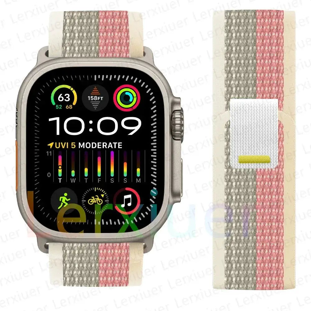trail loop For apple watch ultra 3 2 Band 49mm 44mm 40mm 45mm 41mm 42mm correa bracelet iWatch series 7 se 8 9 10 11 46mm straps