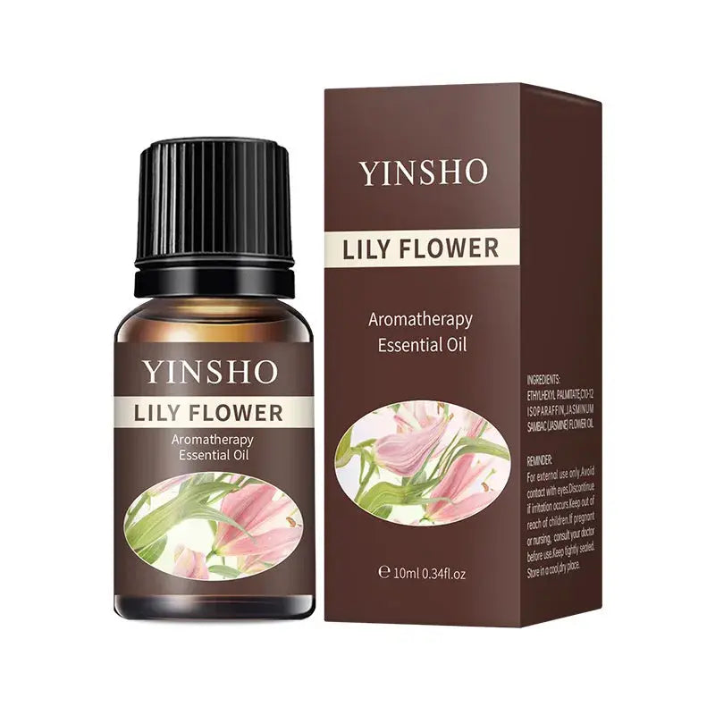 13 Flavors 10ml Water Soluble Essential Oils for Aroma Diffuser Lavender Rose Eucalyptus White Peach Oolong