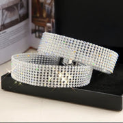 Top Quality Rhinestone Choker Necklace Shiny Punk Hip Hop Style For Women Party Gift Korean Jewelry