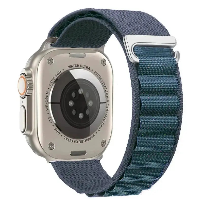 Alpine Loop Band for Apple Watch Ultra 49mm 11 10 9 8 7 46mm 42mm 45mm 41mm Nylon Wristband iWatch Series 6 5 4 SE 44 40mm Strap