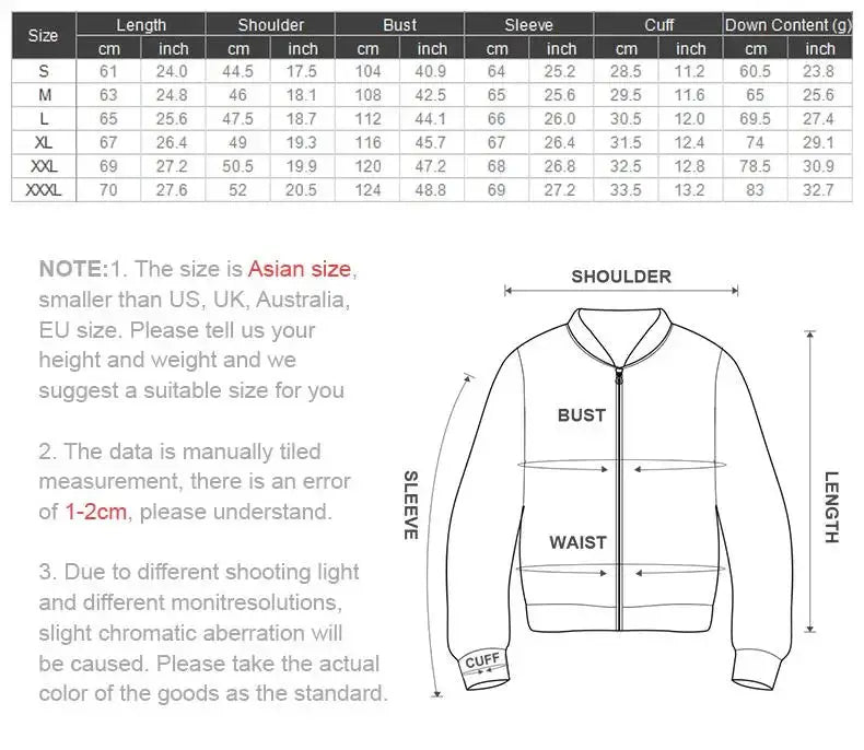 Maden Winter Men's Stand-up Collar Down Jacket by Simples Market, lightweight hydrophobic white duck-down coat