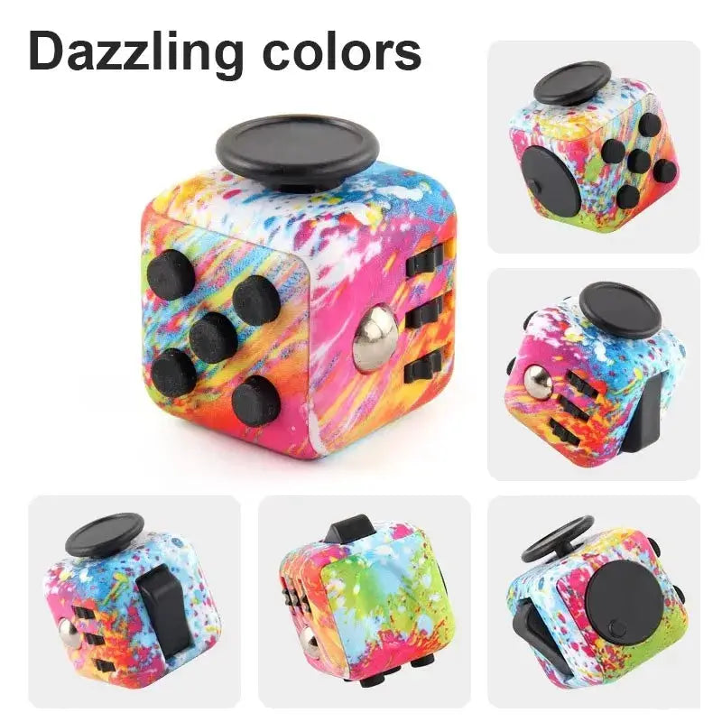 Fidget Cube Antistress Hand Spinner Decompression Toy for Autism ADHD Anxiety Sensory Toys Stress Relief