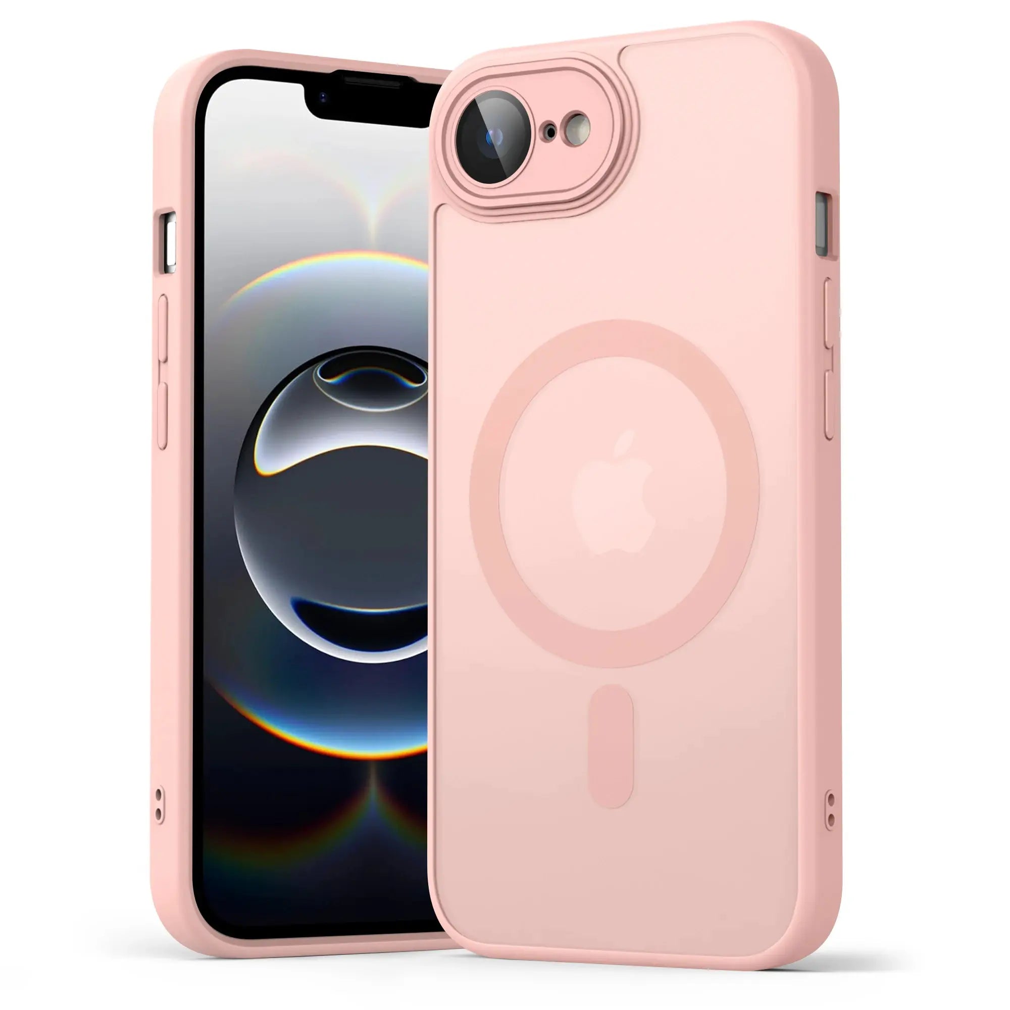 LuxShield Luxury Matte Magnetic Translucent Case For iPhone 16e And 17e Shockproof MagSafe Wireless Charging Cover