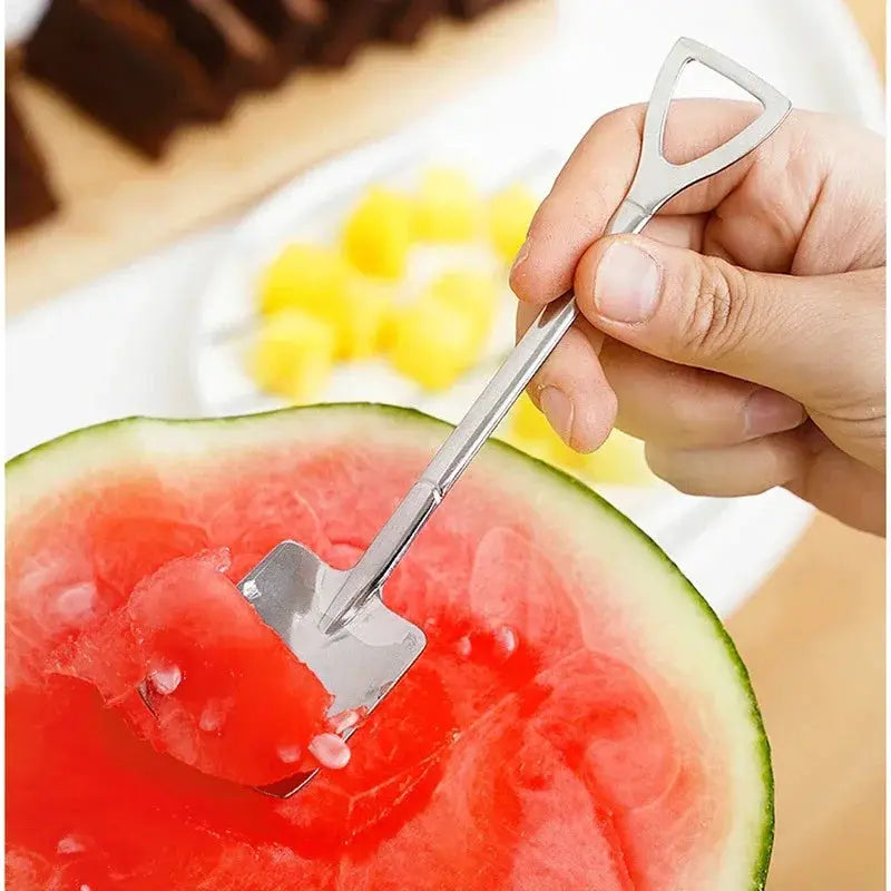 Shovel Shaped Stainless Steel Dessert Spoons Set 1 2 4 Pieces Ice Cream Coffee Tea