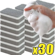 Magic Three Layer Cleaning Sponges Reusable Kitchen Scrubbing Pads For Pans Pots Dishes And Surfaces
