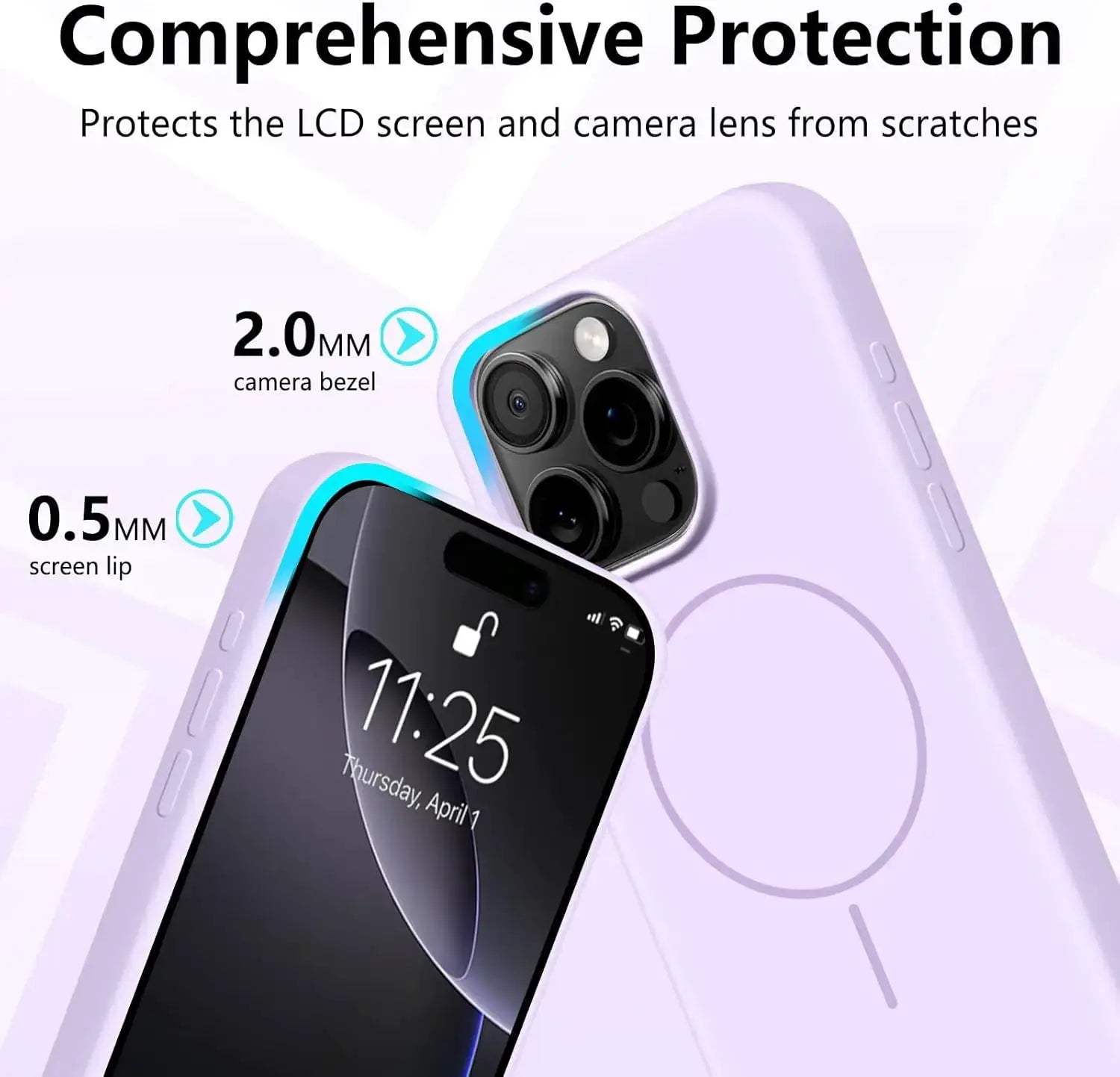 Official Magnetic Phone Case For iPhone 11 To 16 Pro Max With MagSafe And Lanyard Silicone Soft Cover