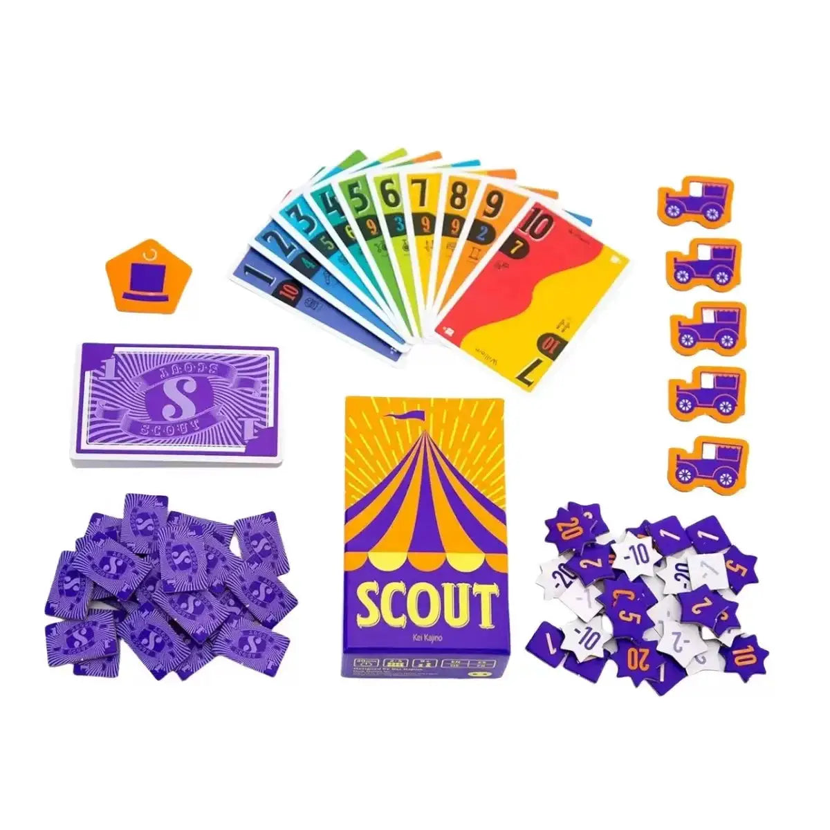 Scout Card Game Circus Board Game For 2 To 5 Players Party Poker Style Card Deck