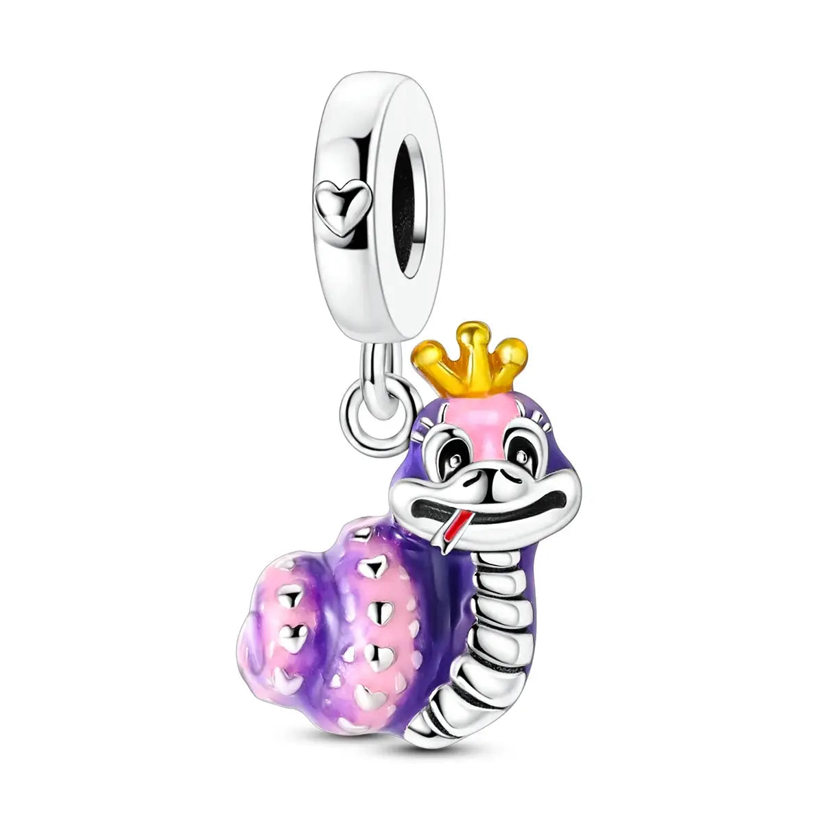 925 Silver Charm Openable Nesting Doll Rose Princess Dress Pendant for Bracelet DIY Fashion Jewelry