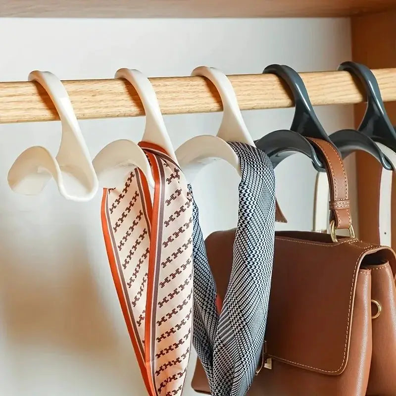 10Pcs Widen Multipurpose Hangers For Hats Scarves Shawls Handbags