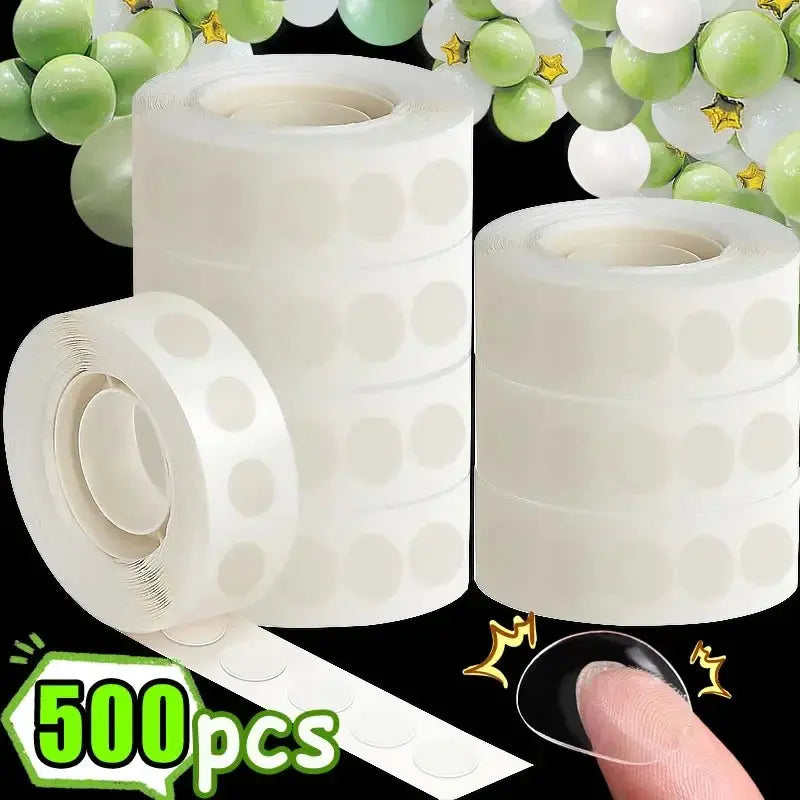 Double Sided Clear Sticky Glue Dots For Balloons And Photos Ideal For Birthday Wedding Party Decor