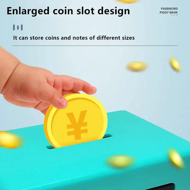 Retro Mini Bank Money Box With Rotating Password Lock Automatic Deposit Saving Coins Perfect Christmas Gift