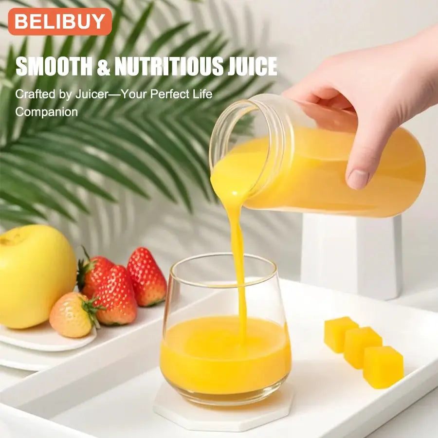 400ml Portable USB Rechargeable Juicer Blender for Fruit and Smoothies