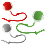 Automatic Interactive Cat Ball Toy Rechargeable Smart Rolling Ball With Faux Tail Mouse Imitation Cat And Dog Training