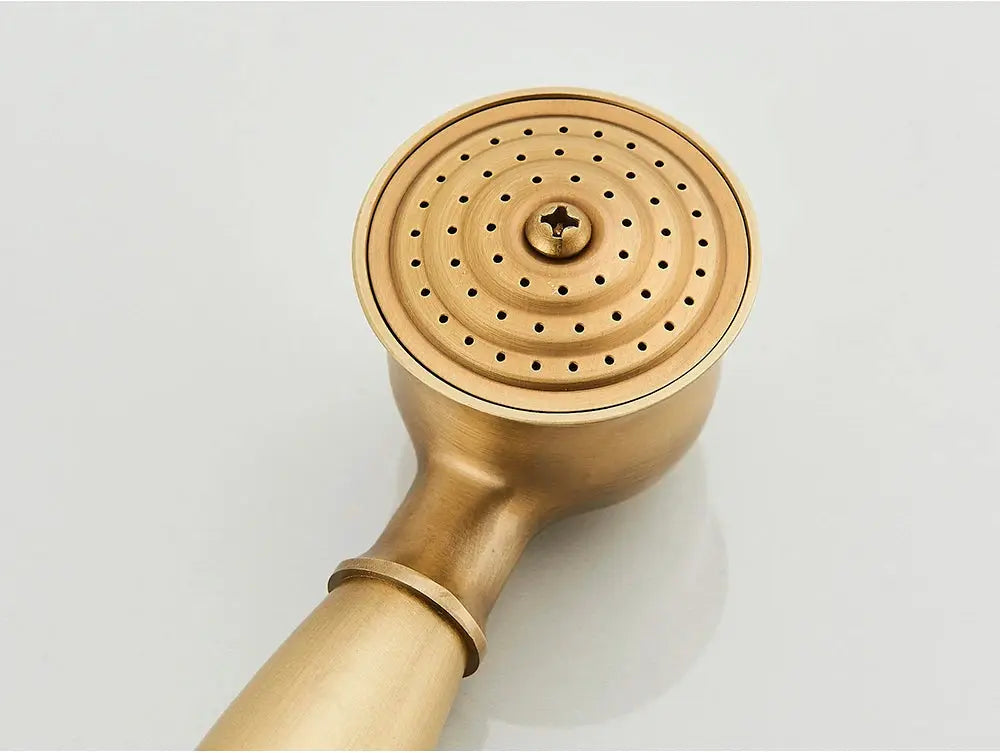 Antique brass handheld shower head with 150cm hose, Simples Market