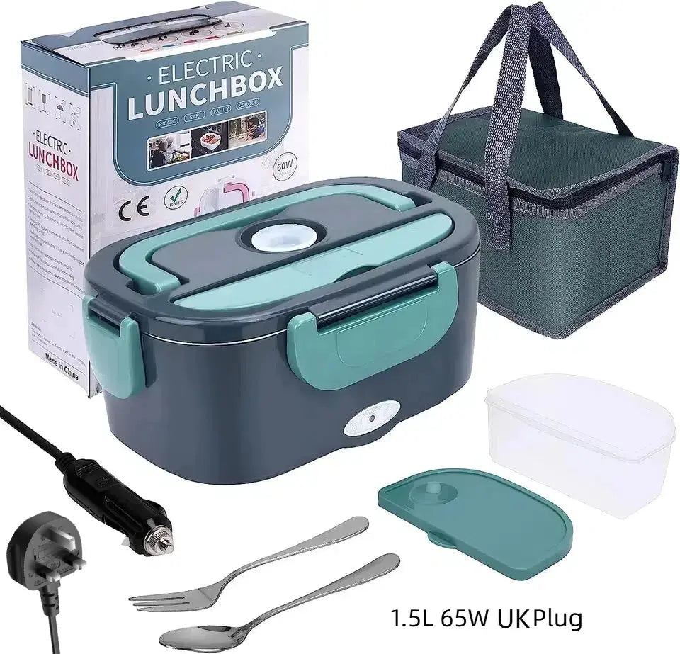 Homefish 1.8L Electric Lunch Box 75W Fast Heating Car And AC Heating Travel Office Home Use Gift With Insulated Handbag
