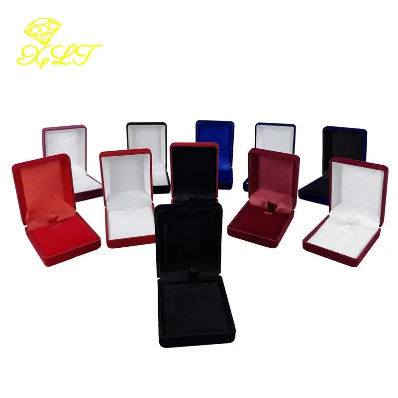 Velvet Jewelry Box For Pendant Display And Necklace Storage Gift Box Carrying Case Ideal For Jewelry Presentation