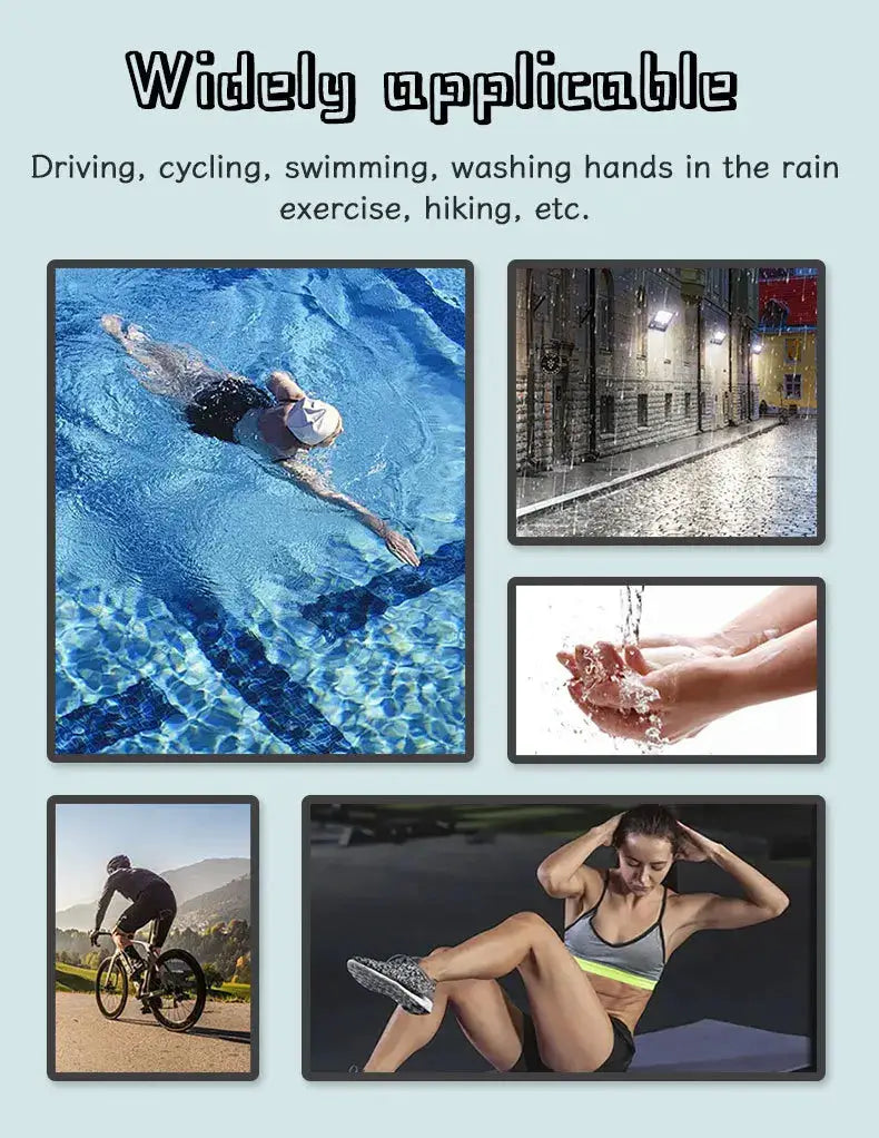 SANDA 6186 watch with silicone strap; collage of five lifestyle images for outdoor and school use