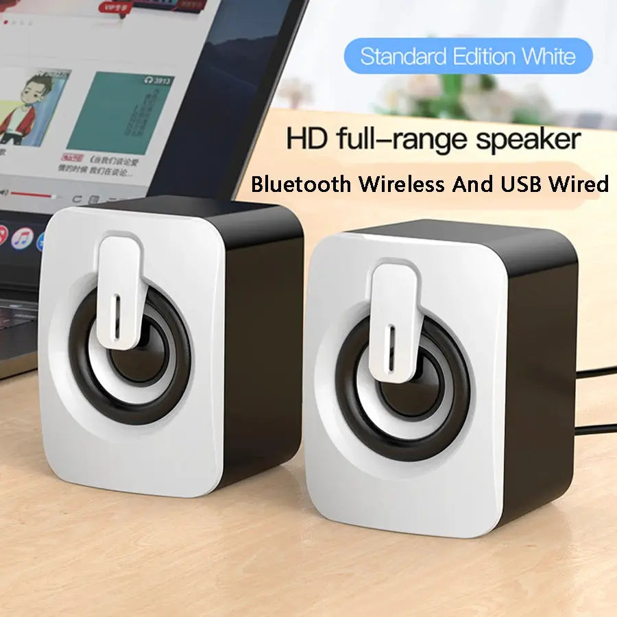 AyeBeau Computer Speaker For PC Laptop Desktop Amplified Sound Box Audio System With Clear Stereo