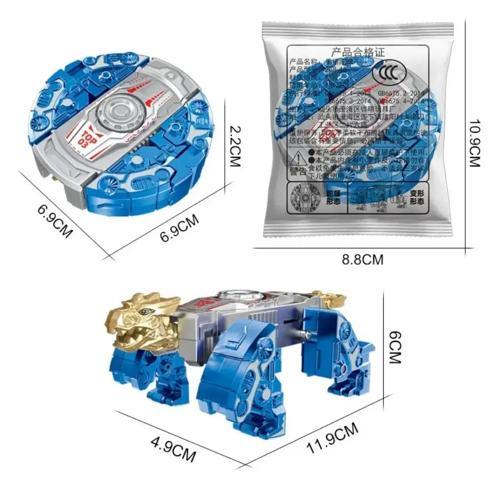 New 360 Rotating Ball Deformation Robot Fingertip Gyro Toy For Stress Relief Decompression Adults And Kids Gift
