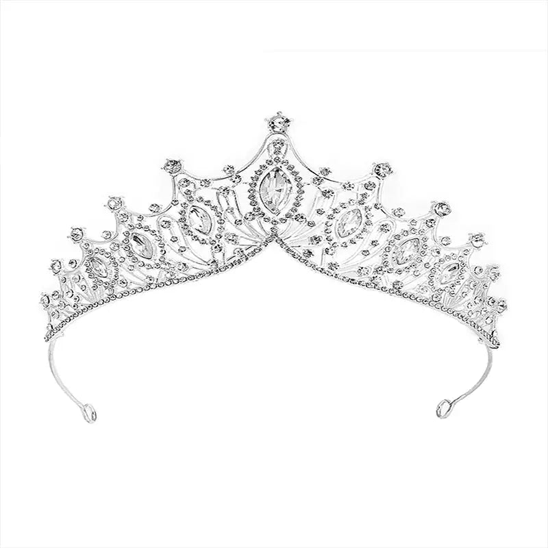 Queen Crown For Women And Girls Pageant Tiara With Crystals Beaded Baroque Vintage Headband And Combs
