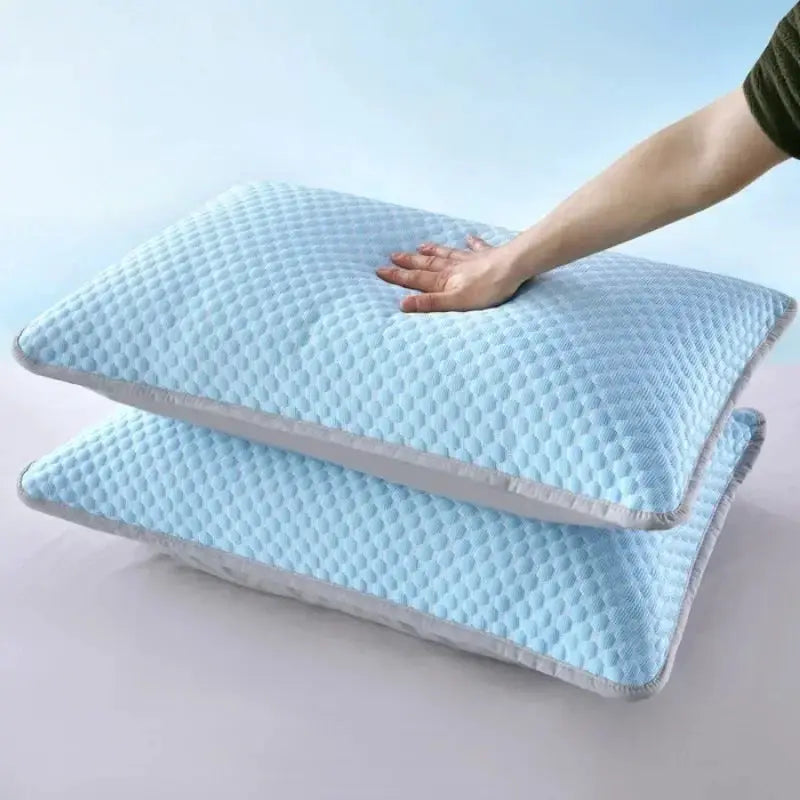 Simples Market Summer Cooling Pillowcase 2-pack, light blue quilted cover, 48x70 cm