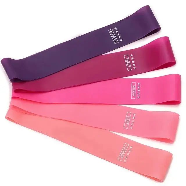 Portable Fitness Equipment Rubber Resistance Bands for Yoga Gym Strength Training Pilates Crossfit Women Men