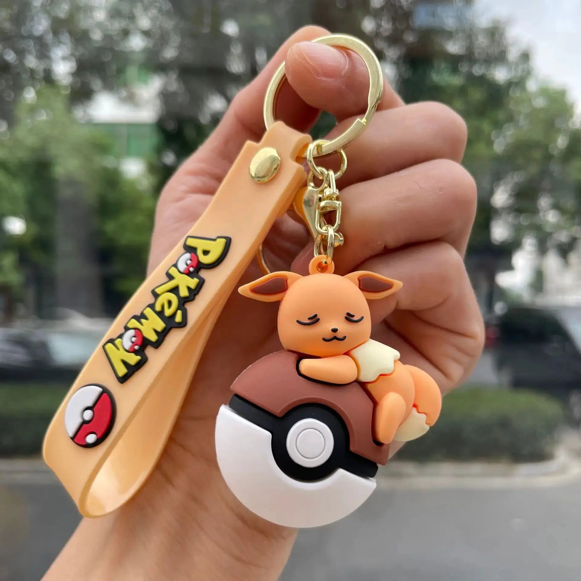 Poké Ball Pikachu Keychain Cute Pokémon Accessory For Men And Women Ideal Gift For Fans