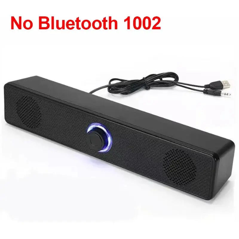 PC Soundbar Bluetooth Wired USB Powered Speaker TV PC Laptop Gaming