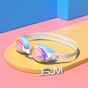 JSJM Professional Anti Fog Swimming Goggles For Adults UV Protection Adjustable Silicone Fit Unisex Design Men Women