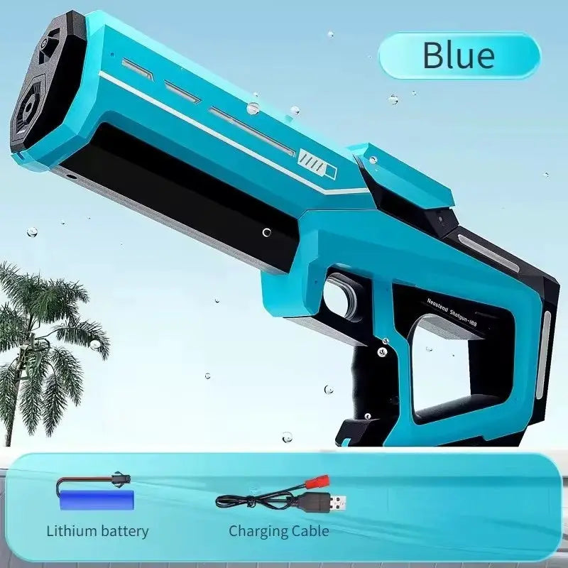 Automatically Absorbs Water High Pressure Electric Water Gun For Kids Summer Pool Games Outdoor Water Fight Gift