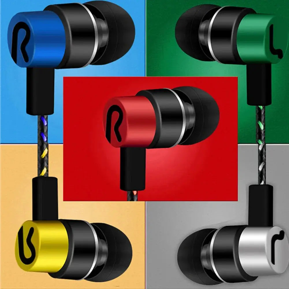 NovaSound 3.5mm In-Ear Wired Headphones With Superb Bass Stereo Sound Noise Isolation And Comfortable Fit