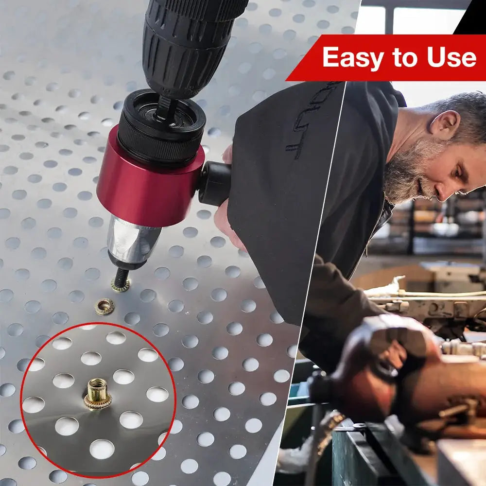 Electric Rivet Nut Gun M3 M4 M5 M6 M8 Industrial Grade Nut Riveting Tool For Fast Reliable Repairs