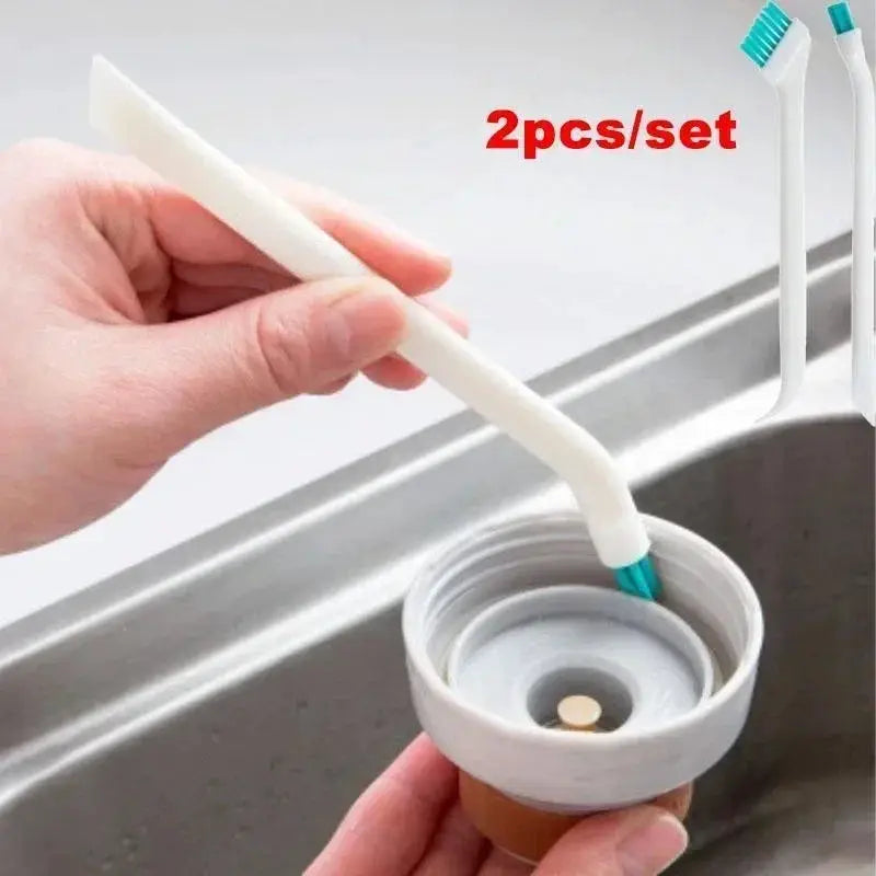 2 Pack Long Handle Narrow Gap Cleaning Brushes For Baby Bottles Portable Kitchen Cleaning Tool