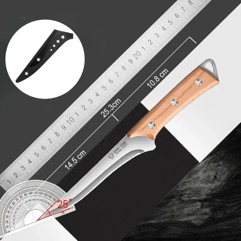 Premium Stainless Steel Bone Picking Knife For Butchers Sharp Tool For Sheep Pigs And Cattle