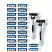 PrimeBlade Mens Safety Razor Stainless Steel Manual Razor With 6 Layer Replaceable Blades For Close Shave
