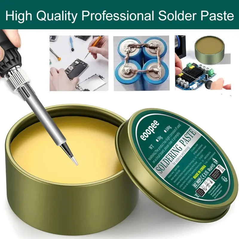 Lead Free Solder Paste Rosin Flux For Electronics Soldering 10g 30g 100g Iron Repair Welding Flux
